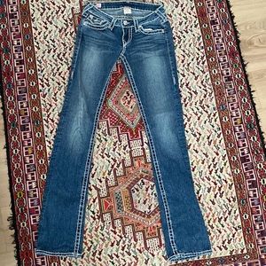 True Religion low rise jeans RN 112790/ CA 57414 size 25